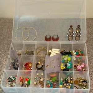50+ Pairs of Earrings - Jcrew, Anthropologie and Kate Spade